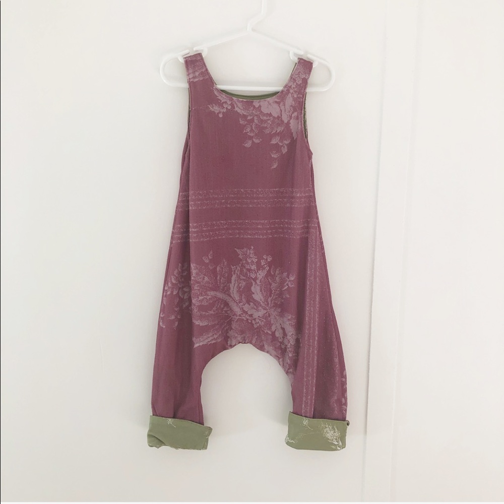Toddler reversible boho romper